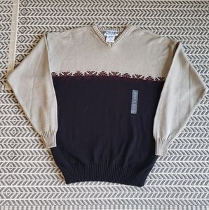 Vintage UNTIED V Neck Sweater Size XL